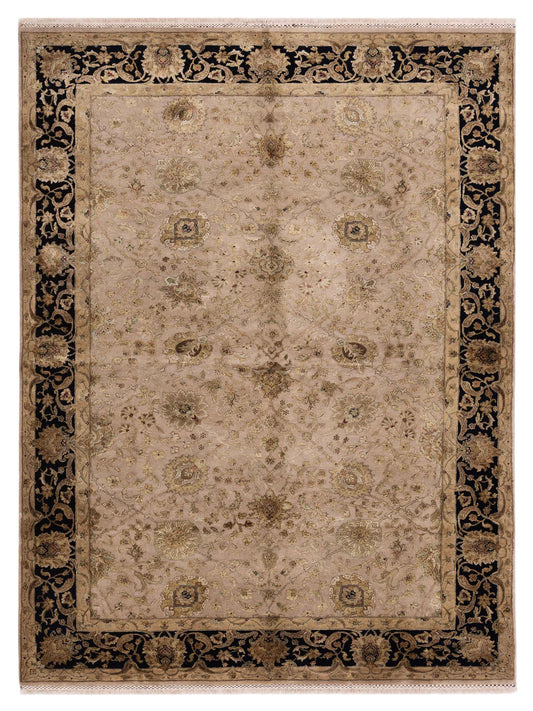 Rajpur Imperial Silk 122497 Beige Traditional Hand Knotted Rug