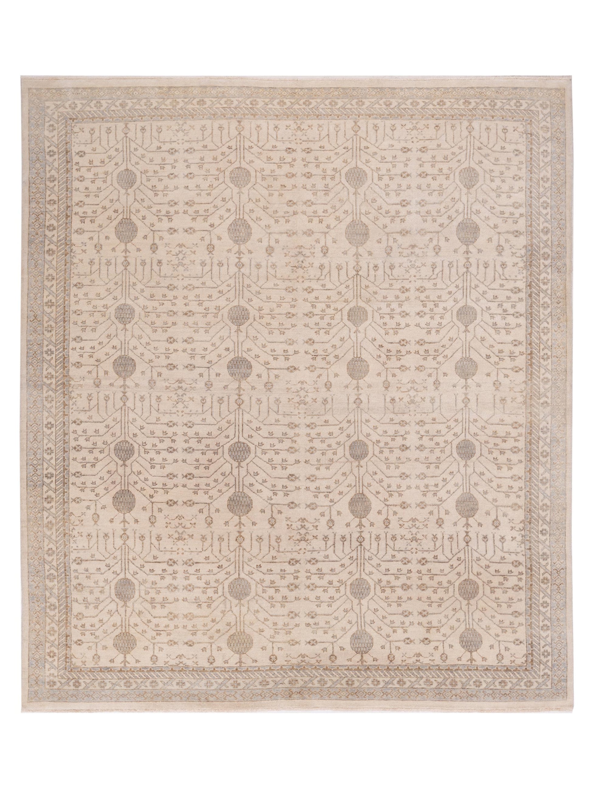 Rajpur Stella 122507 Ivory Transitional Hand Knotted Rug