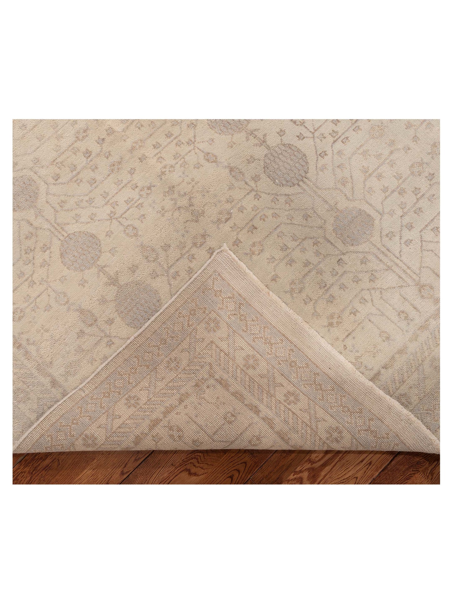 Rajpur Stella 122508 Ivory Ivory Transitional Hand Knotted Rug