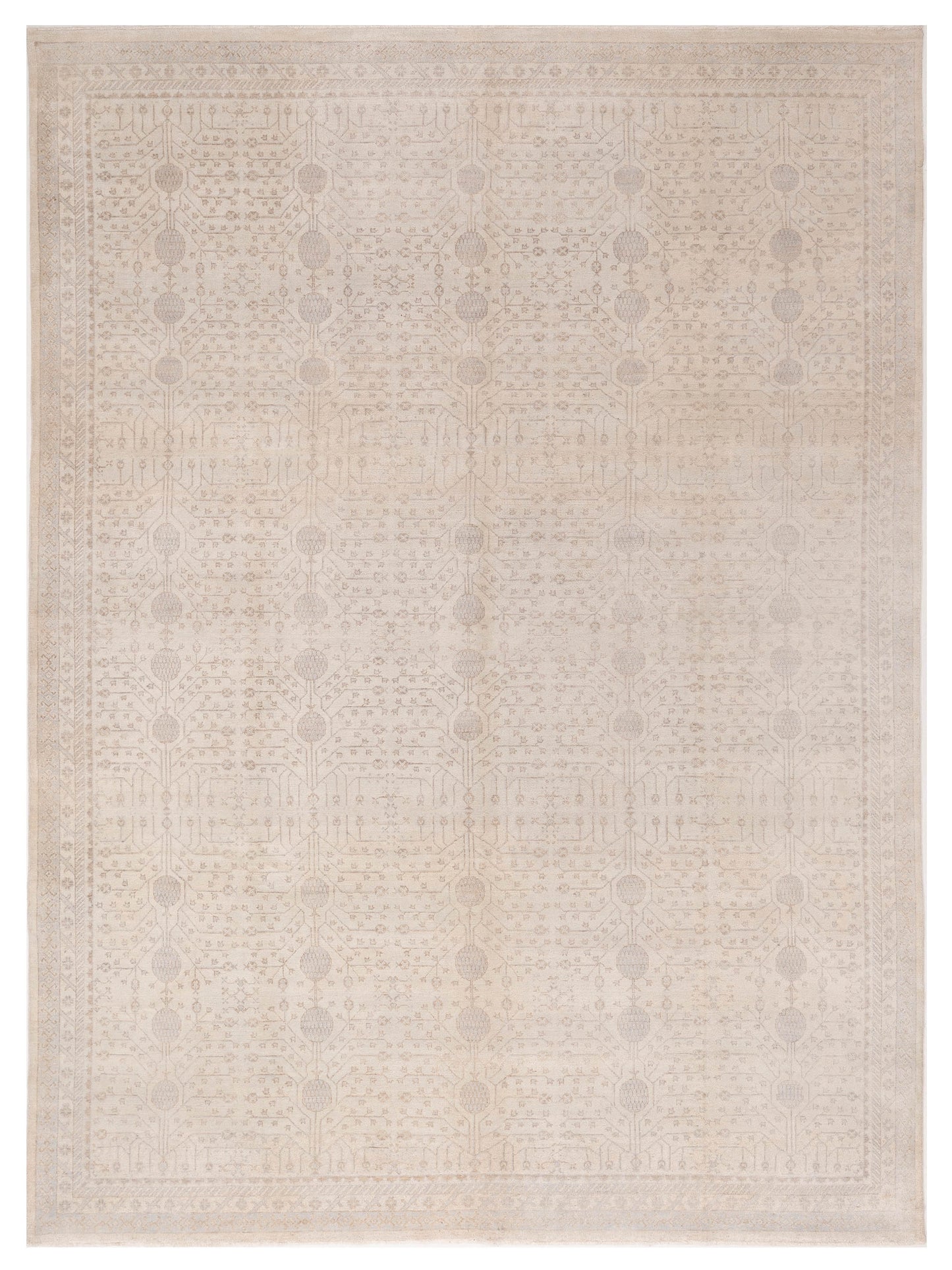 Rajpur Stella 122508 Ivory Transitional Hand Knotted Rug