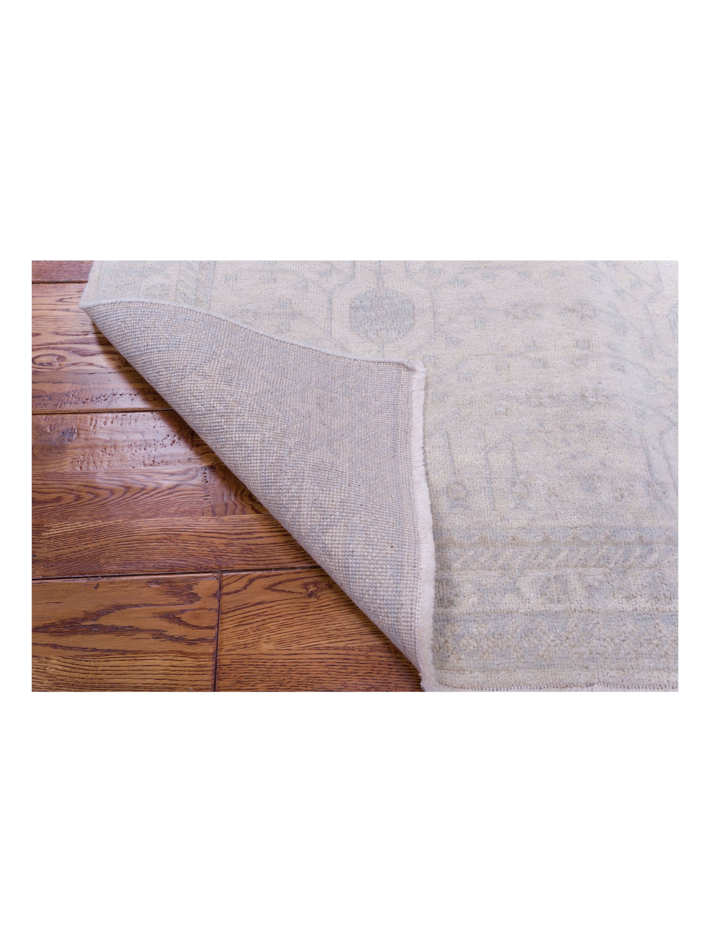 Rajpur Stella 122518 Ivory Ivory Transitional Hand Knotted Rug