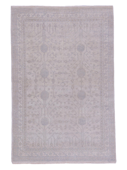 Rajpur Stella 122518 Ivory Transitional Hand Knotted Rug