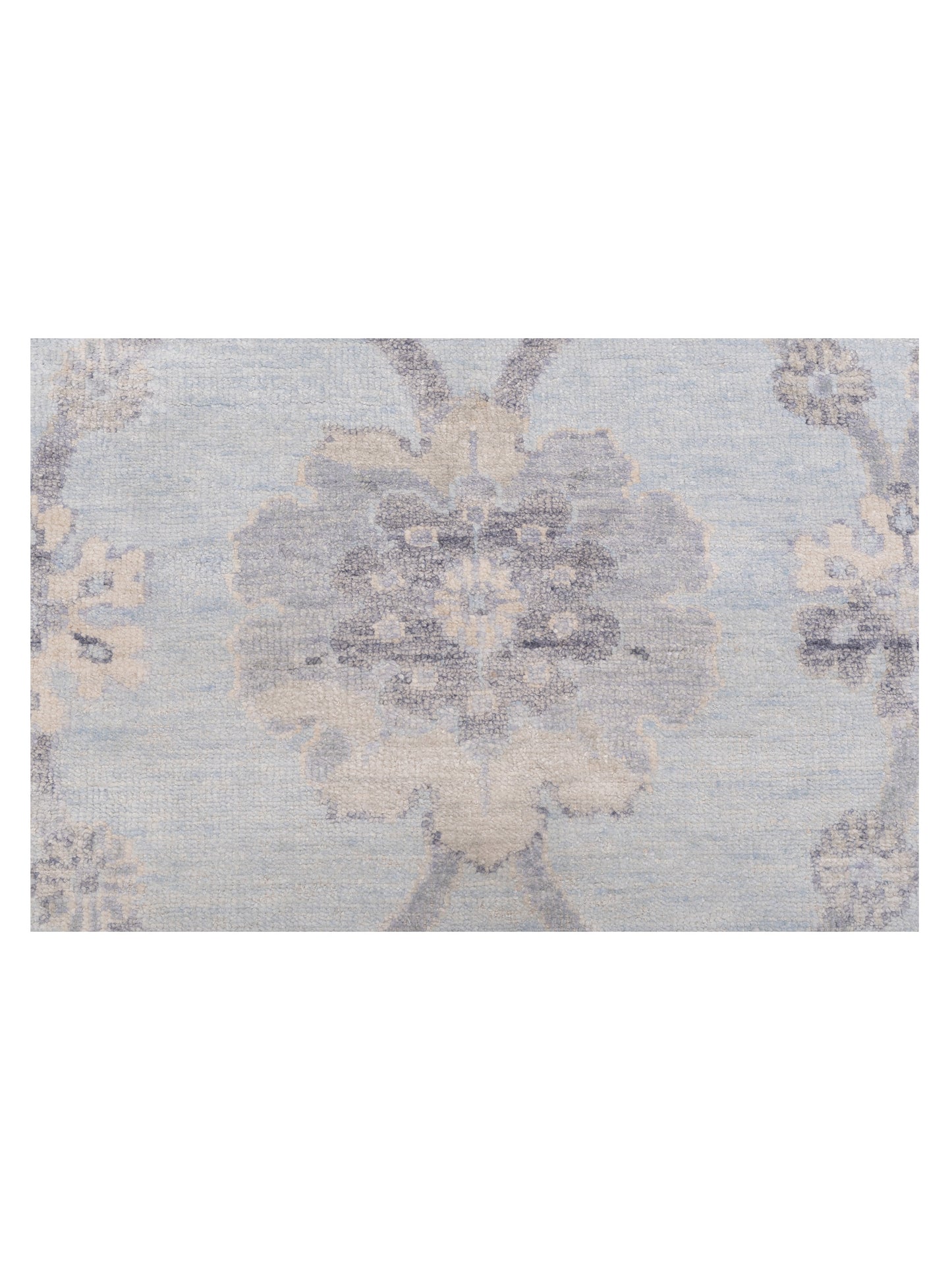 Siena Tibetino 122552 Blue  Contemporary Hand Knotted Rug