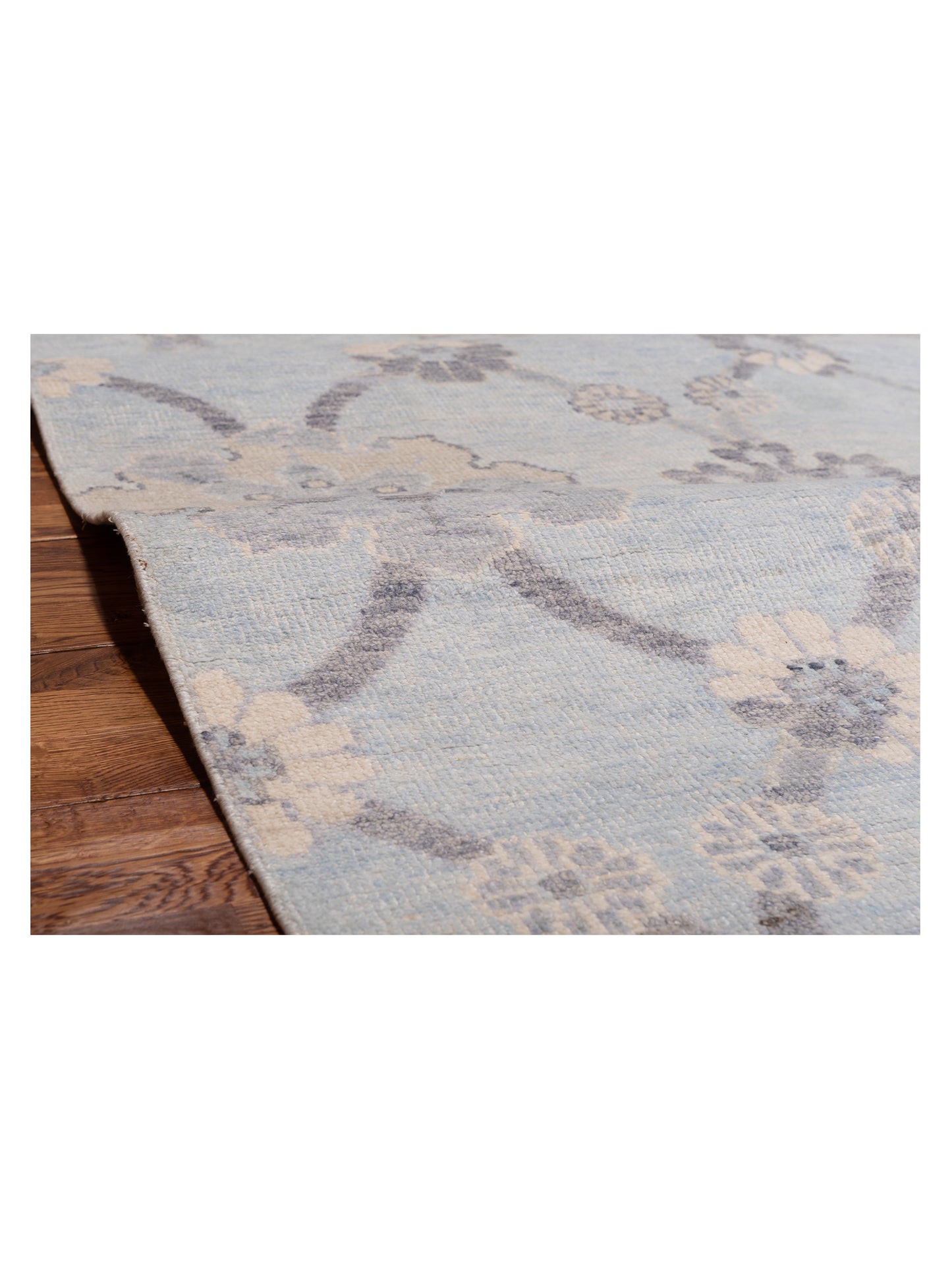 Siena Tibetino 122552 Blue  Contemporary Hand Knotted Rug