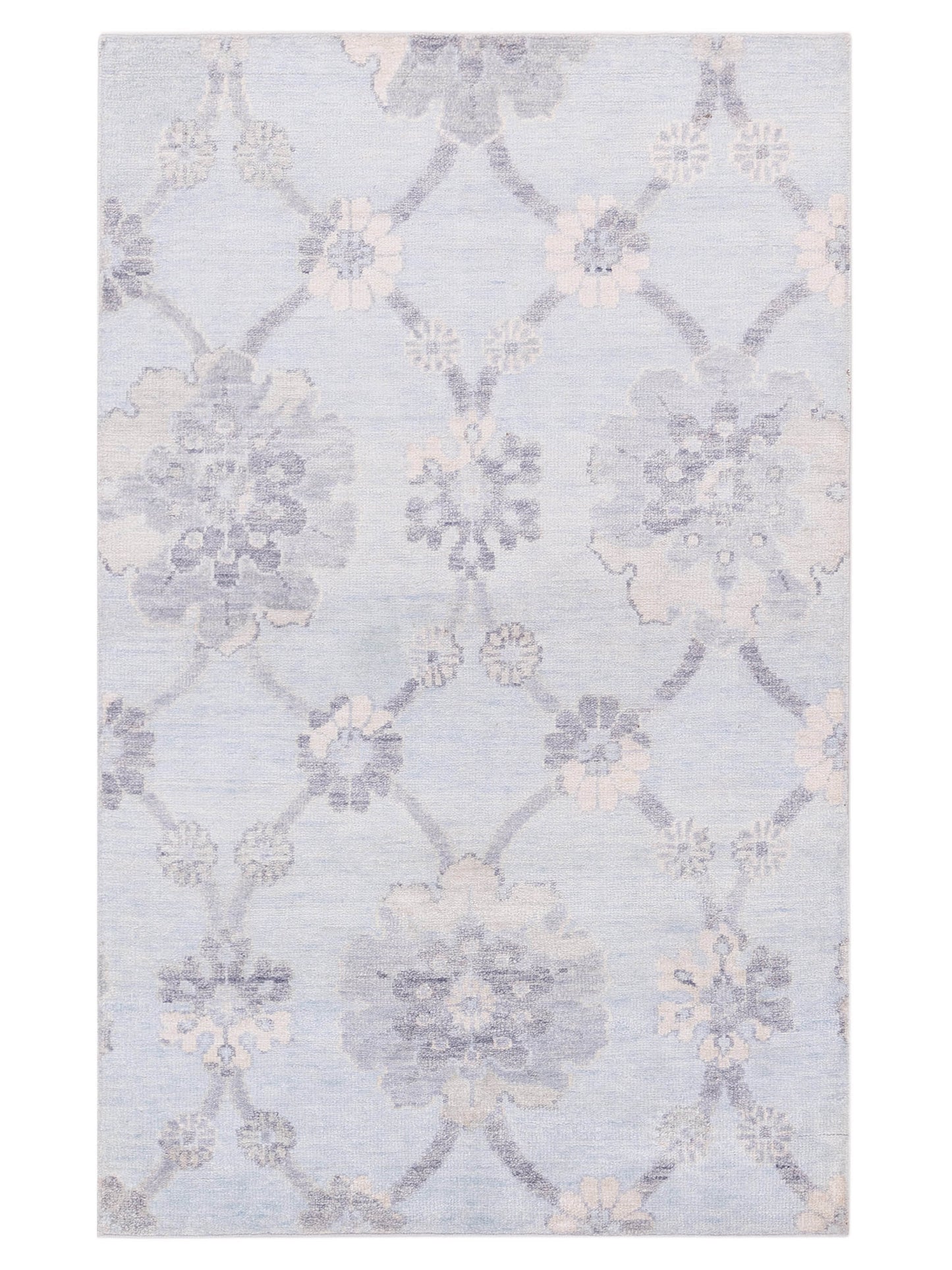 Siena Tibetino 122552 Blue Contemporary Hand Knotted Rug