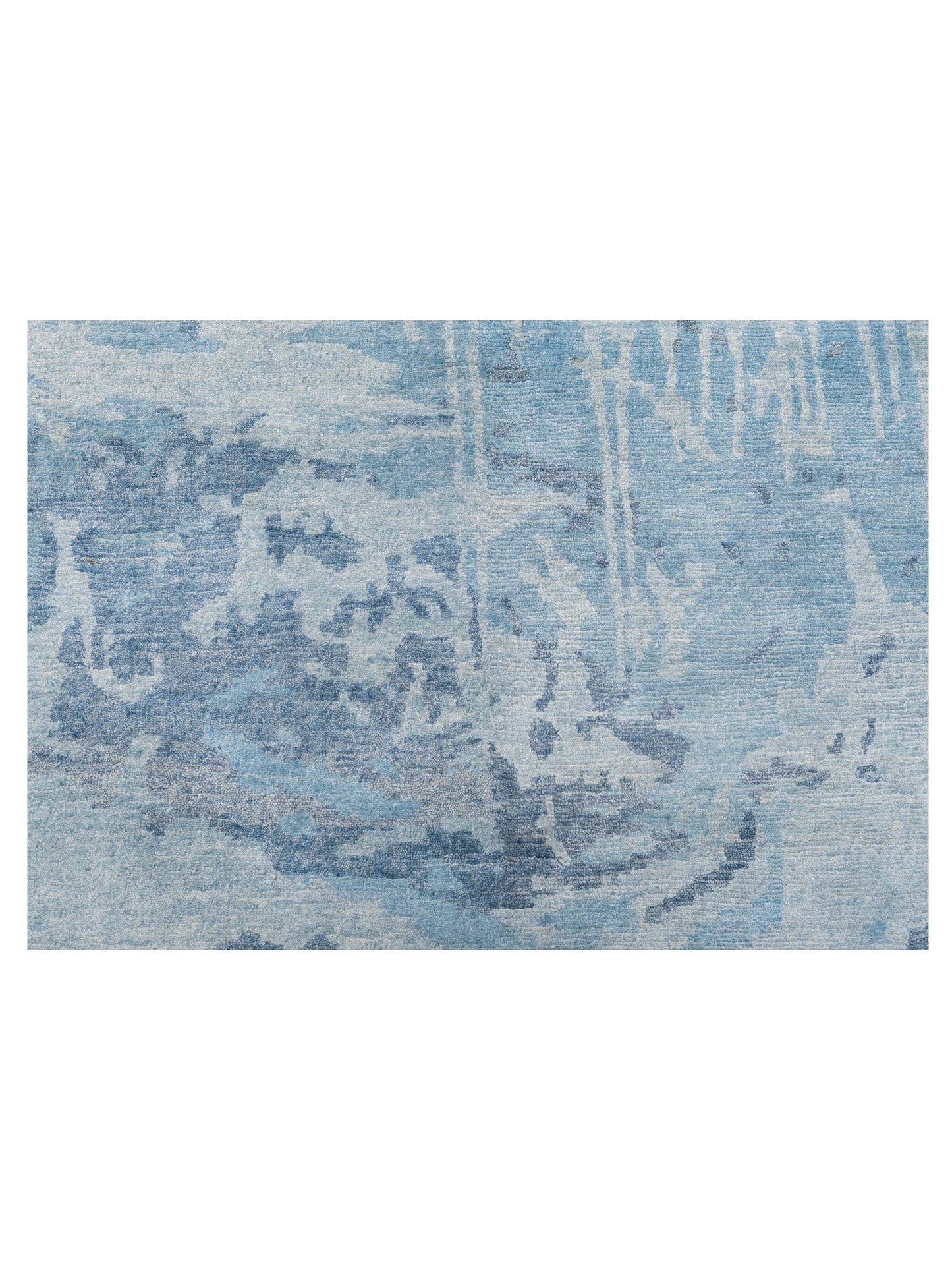 Siena Tibetino 122586 Blue  Contemporary Hand Knotted Rug