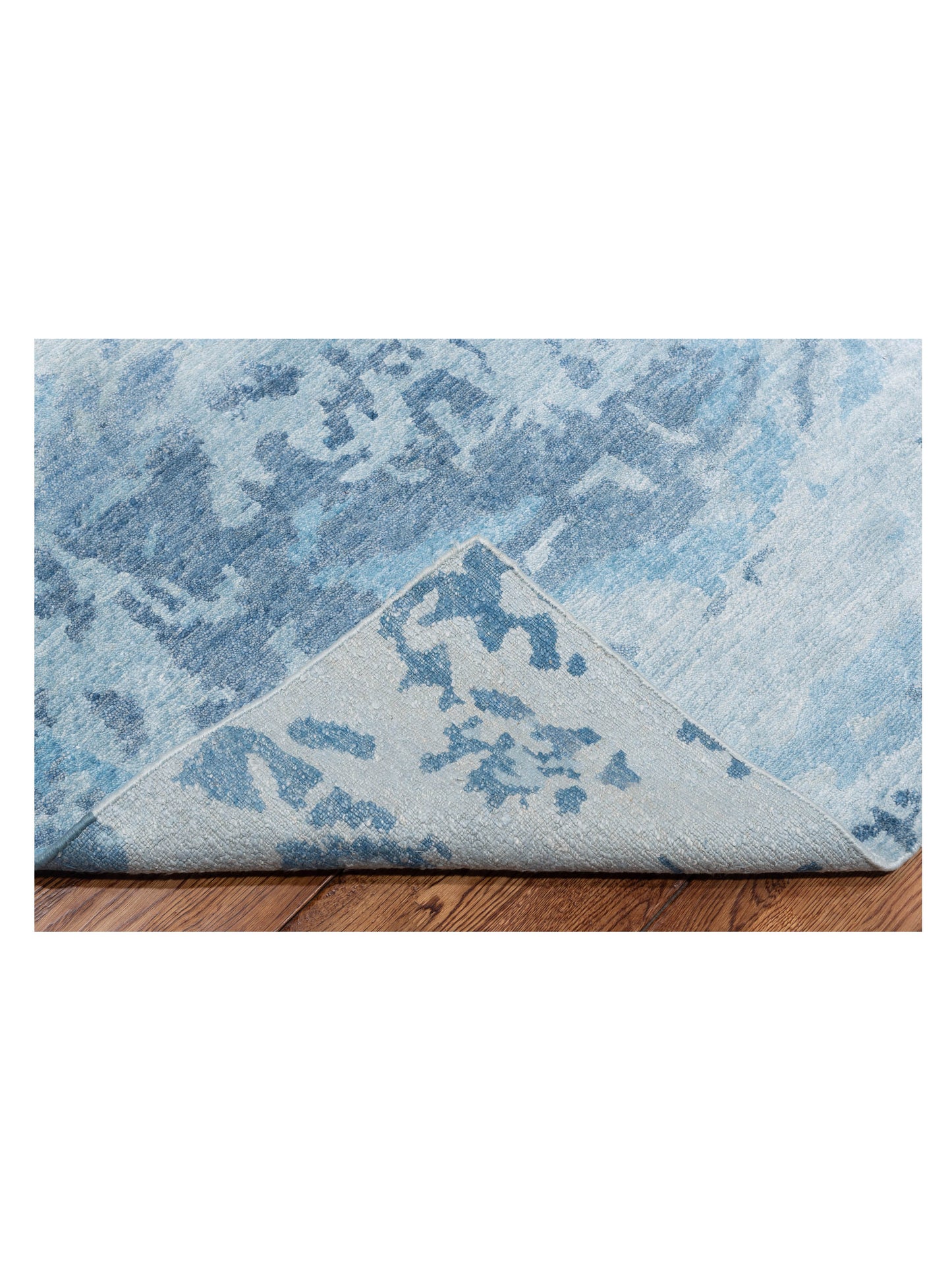 Siena Tibetino 122589 Blue  Contemporary Hand Knotted Rug