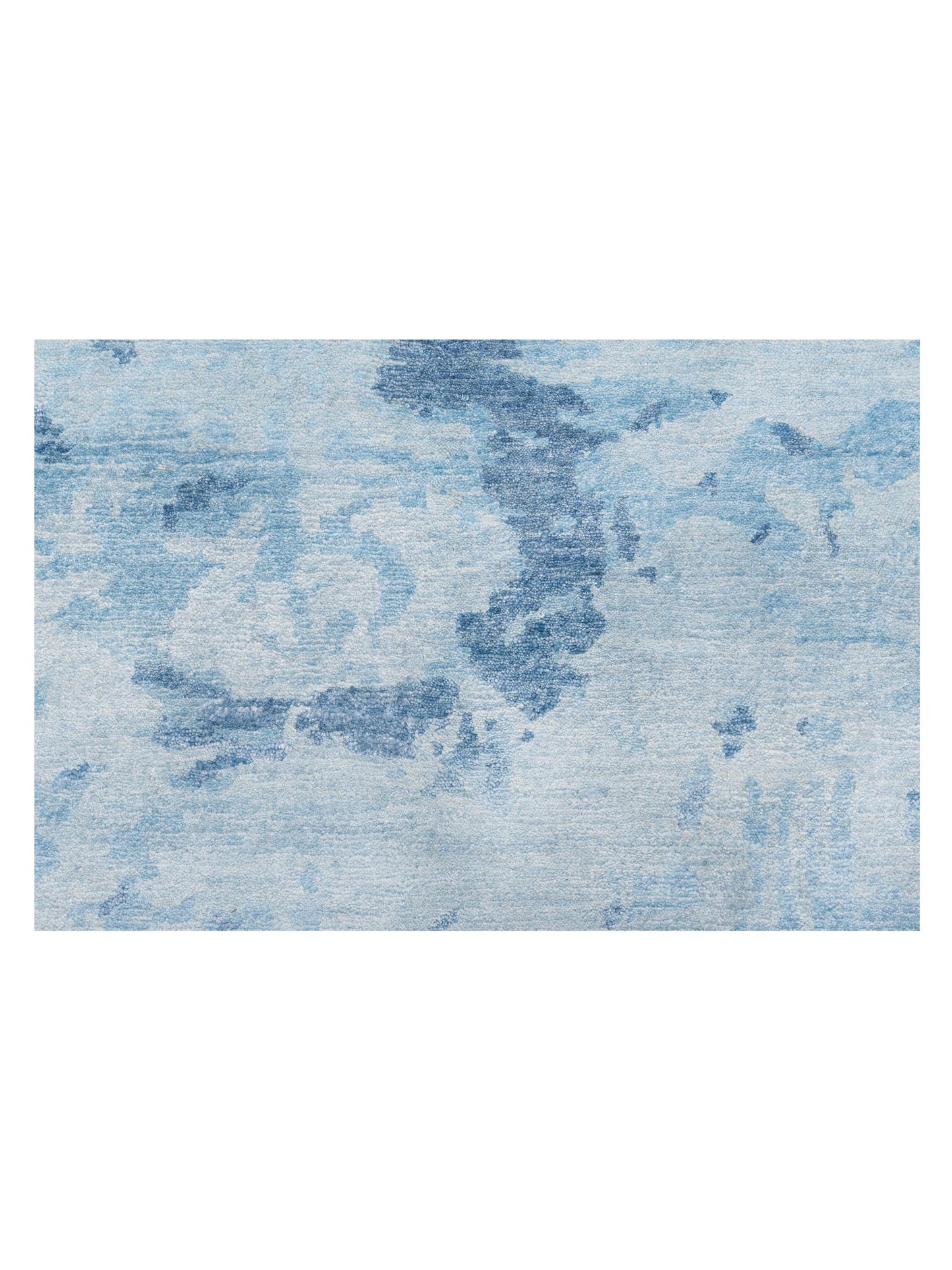 Siena Tibetino 122589 Blue  Contemporary Hand Knotted Rug