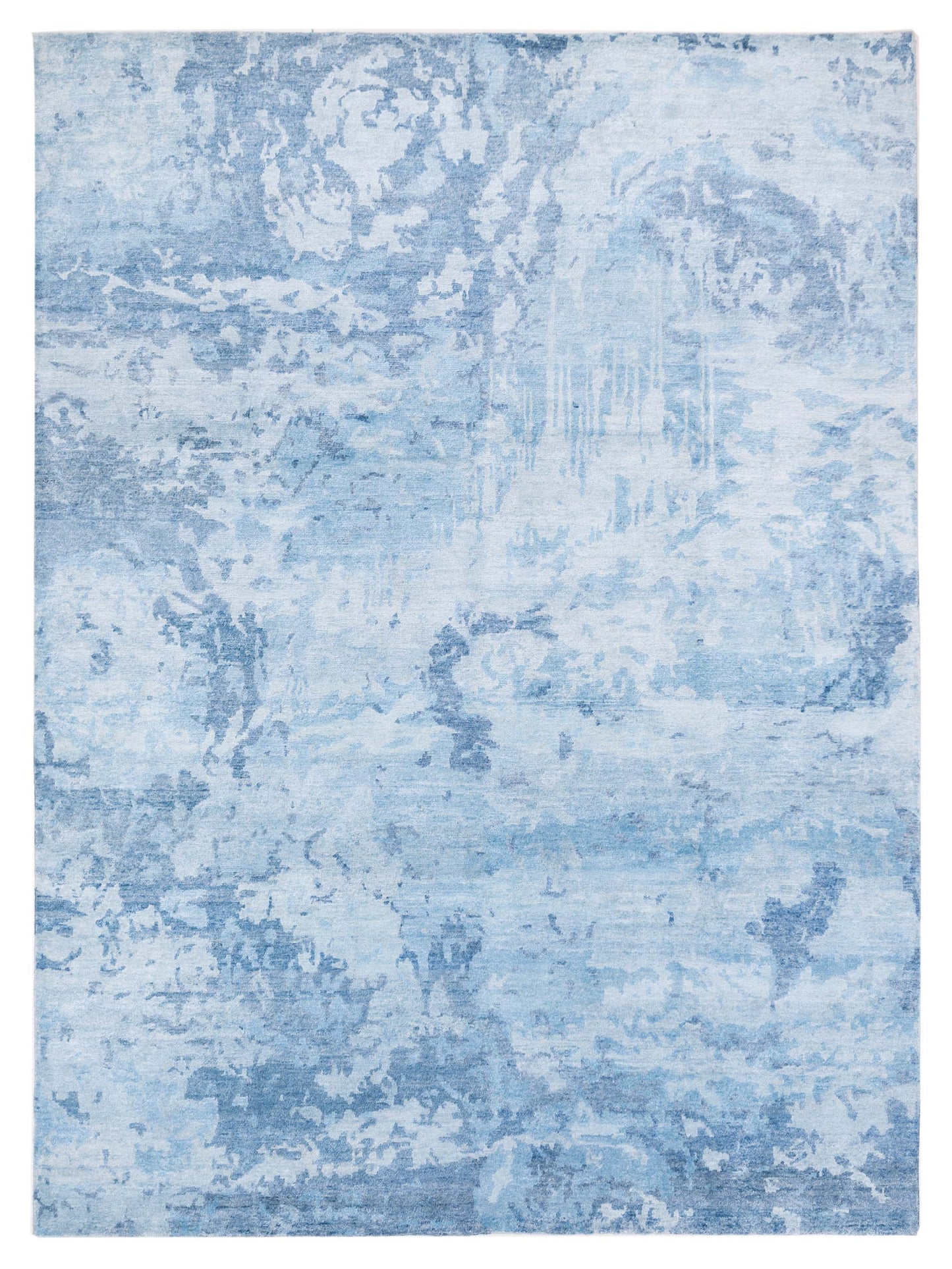 Siena Tibetino 122589 Blue Contemporary Hand Knotted Rug