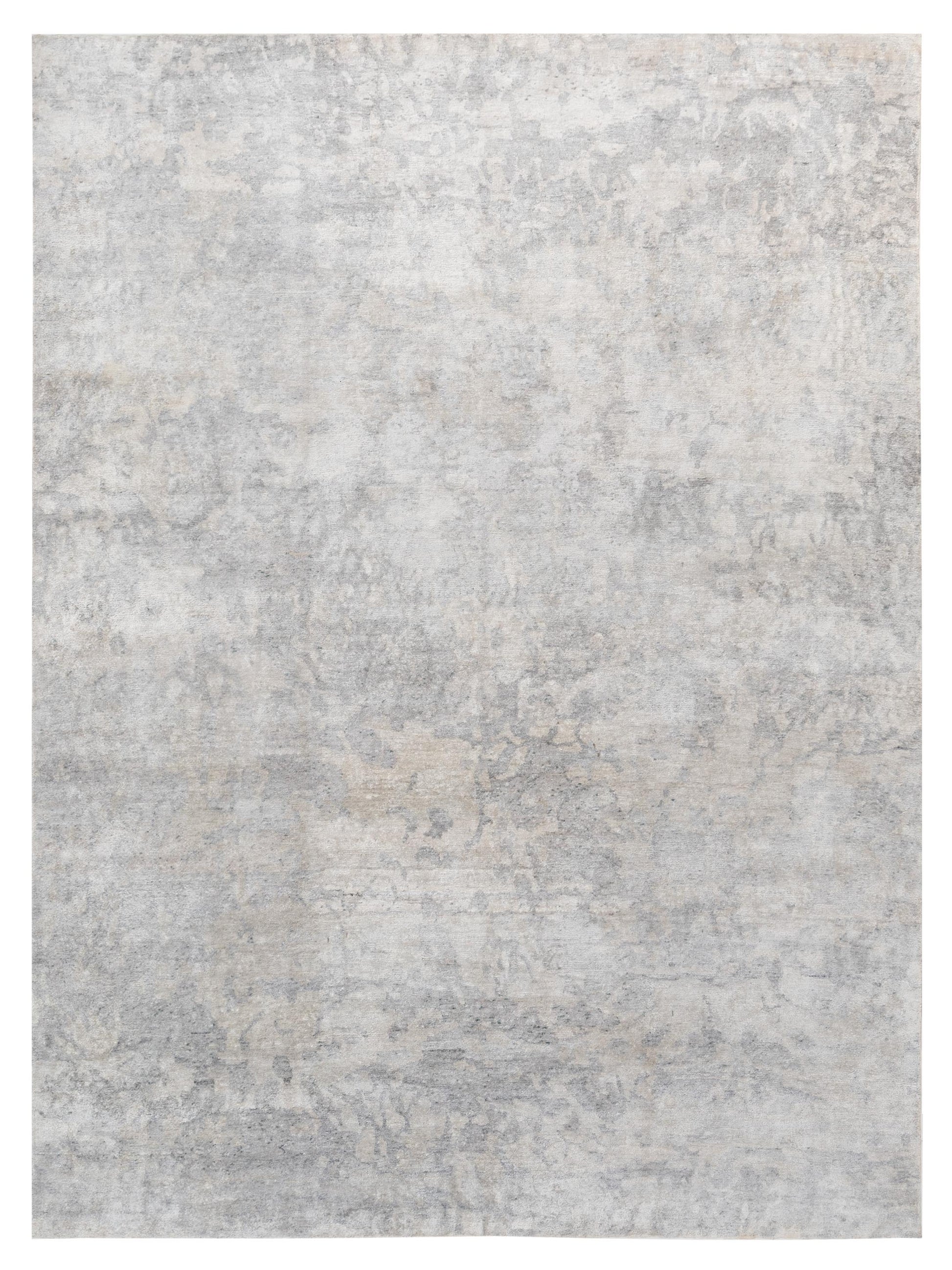 Siena Tibetino 122591 Silver Traditional Hand Knotted Rug