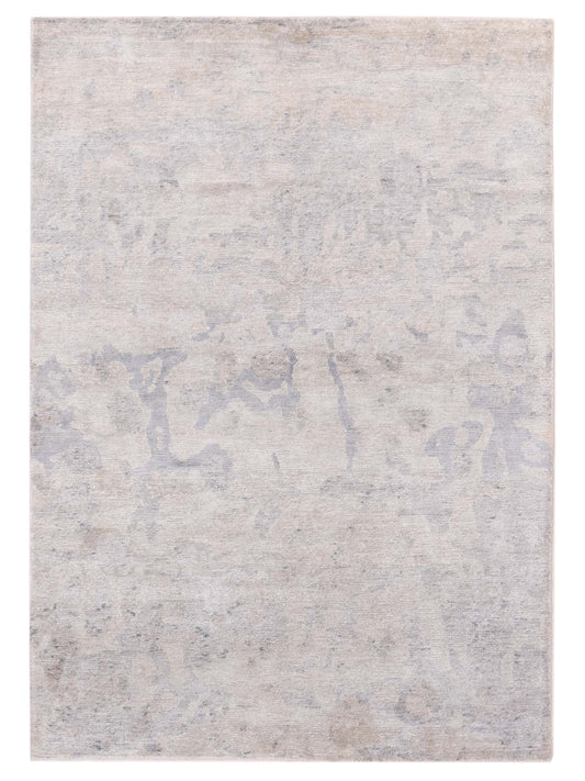 Siena Tibetino 122595 Ivory Contemporary Hand Knotted Rug