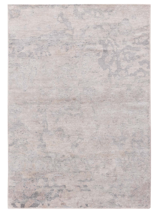 Siena Tibetino 122596 Ivory Contemporary Hand Knotted Rug