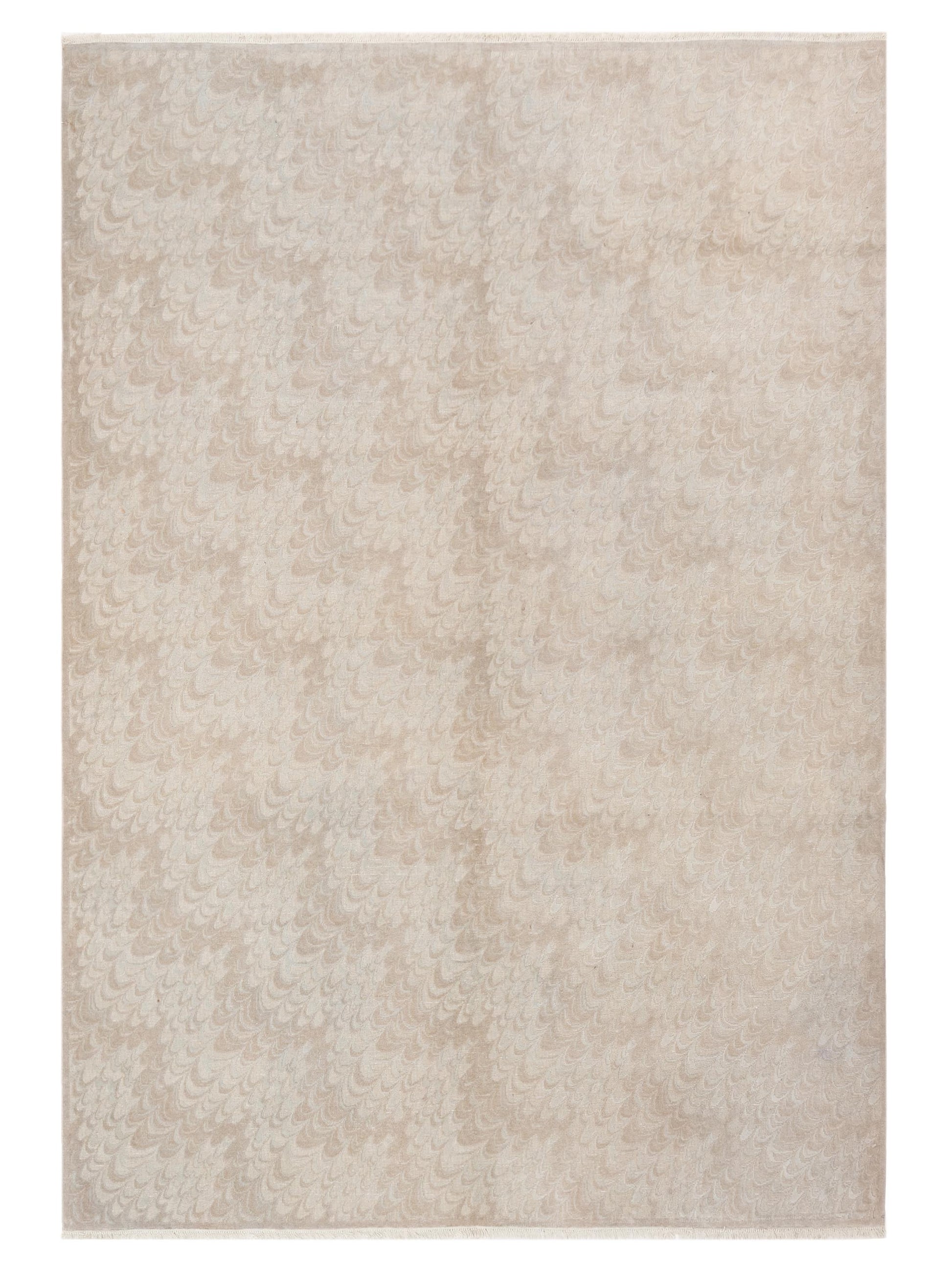 Pasha Vintage 122680 Silver Contemporary Hand Knotted Rug