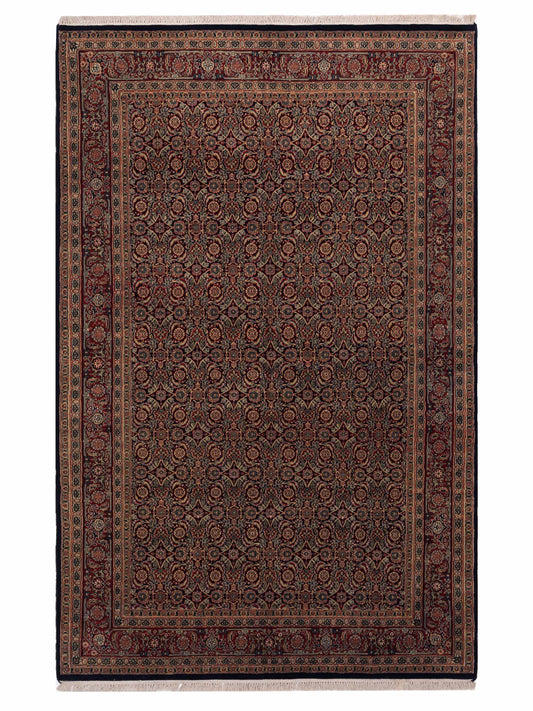 Rajpur Crown 123095 Black Transitional Hand Knotted Rug