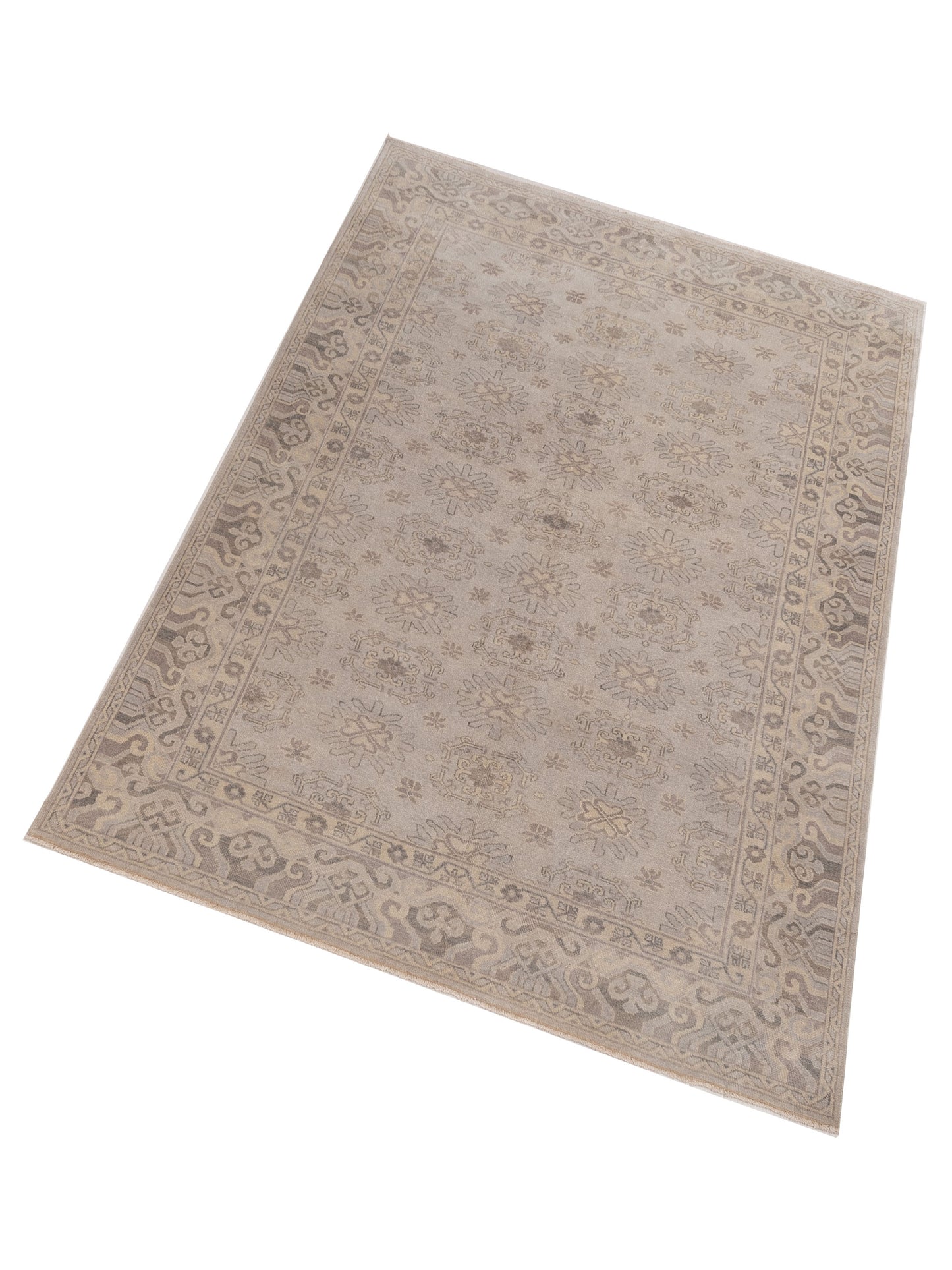 Rajpur Evren 123397 Gray Gray Transitional Hand Knotted Rug