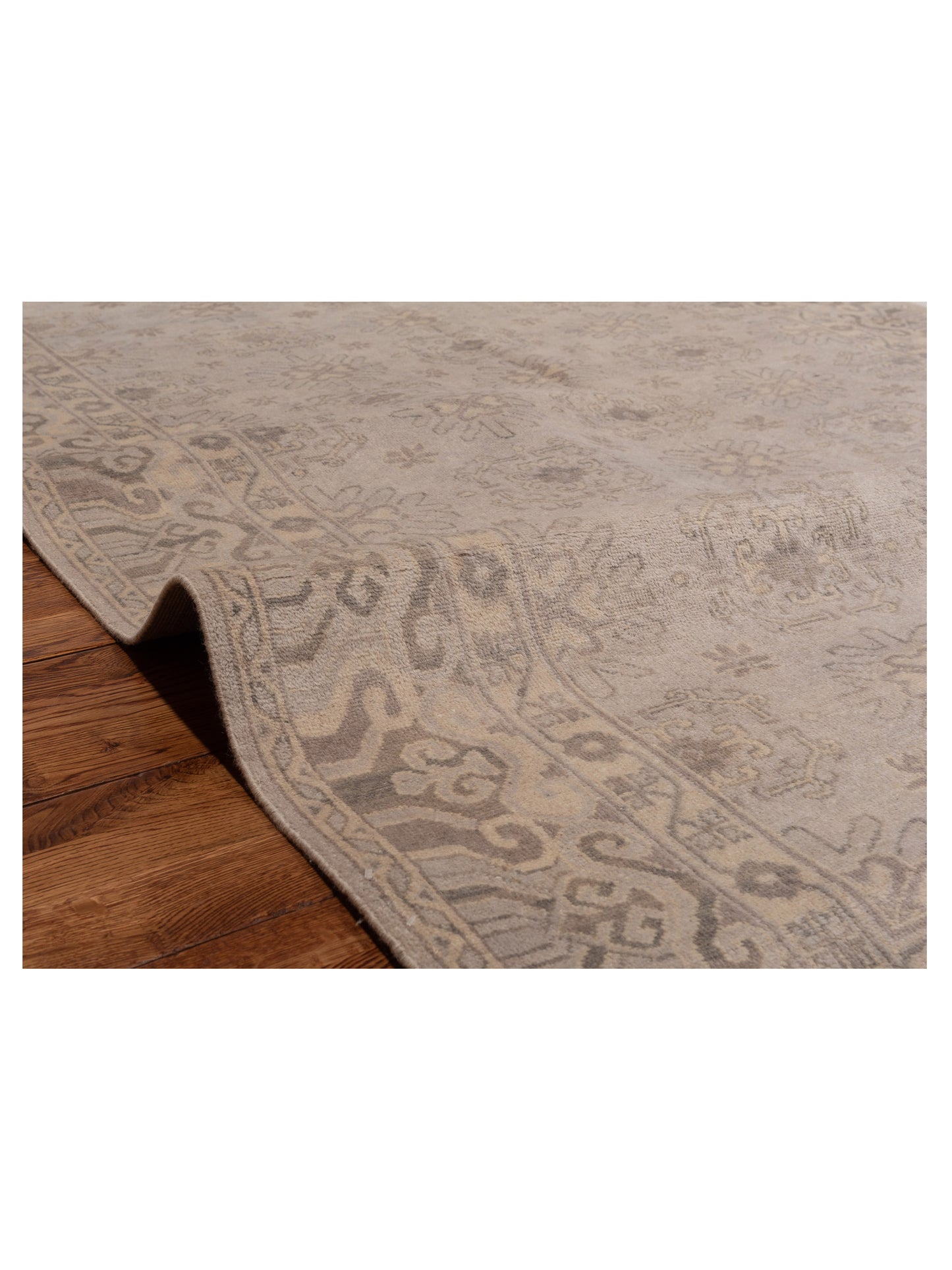 Rajpur Evren 123397 Gray Gray Transitional Hand Knotted Rug