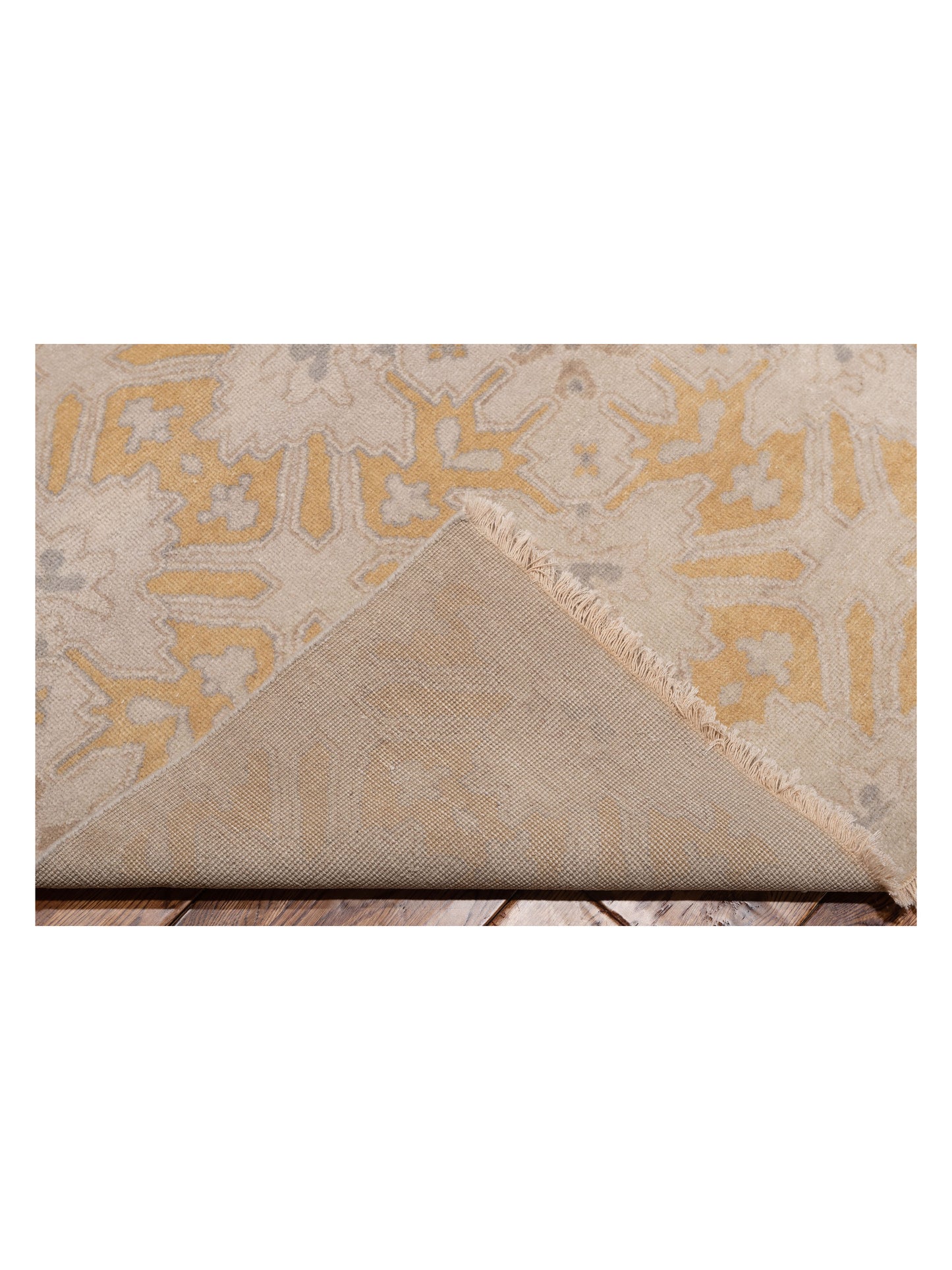 Rajpur Evren 123402 Cream Gold Transitional Hand Knotted Rug