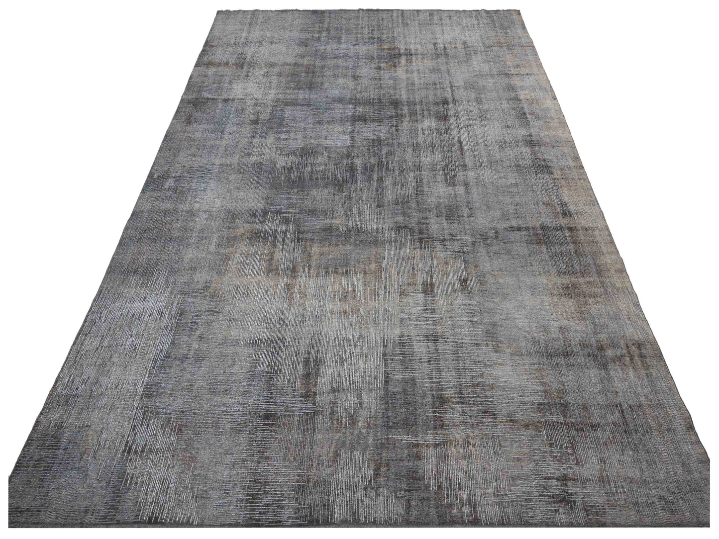 Pasha Vintage 123535 Gray  Contemporary Hand Knotted Rug