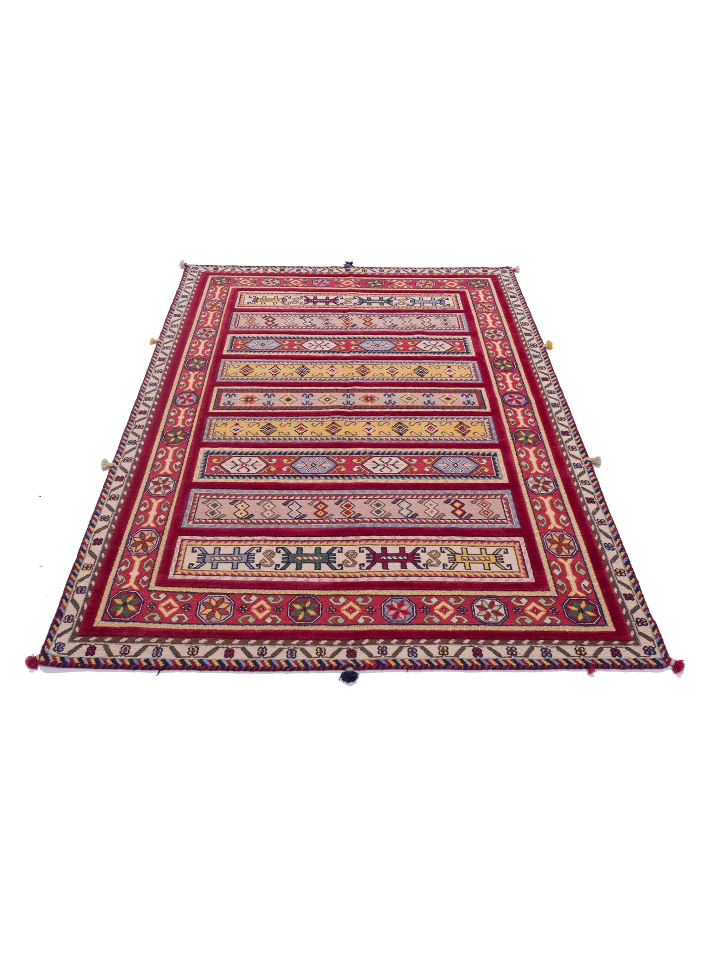 Rajpur Soumak Tribal 123741 Multi  Tribal Hand Woven Rug