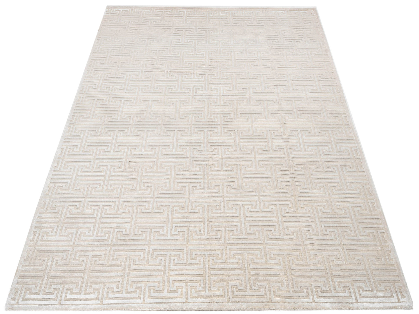 Siena Tibetino 124217 Beige Ivory Contemporary Hand Knotted Rug