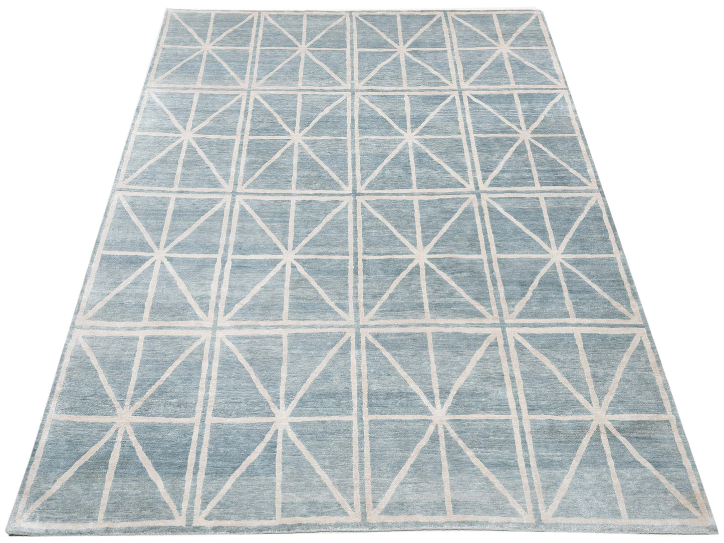 Siena Tibetino 124252 Light Blue  Contemporary Hand Knotted Rug