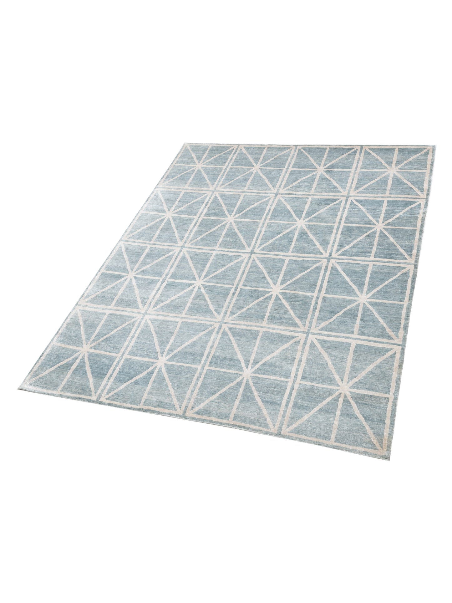 Siena Tibetino 124252 Light Blue  Contemporary Hand Knotted Rug