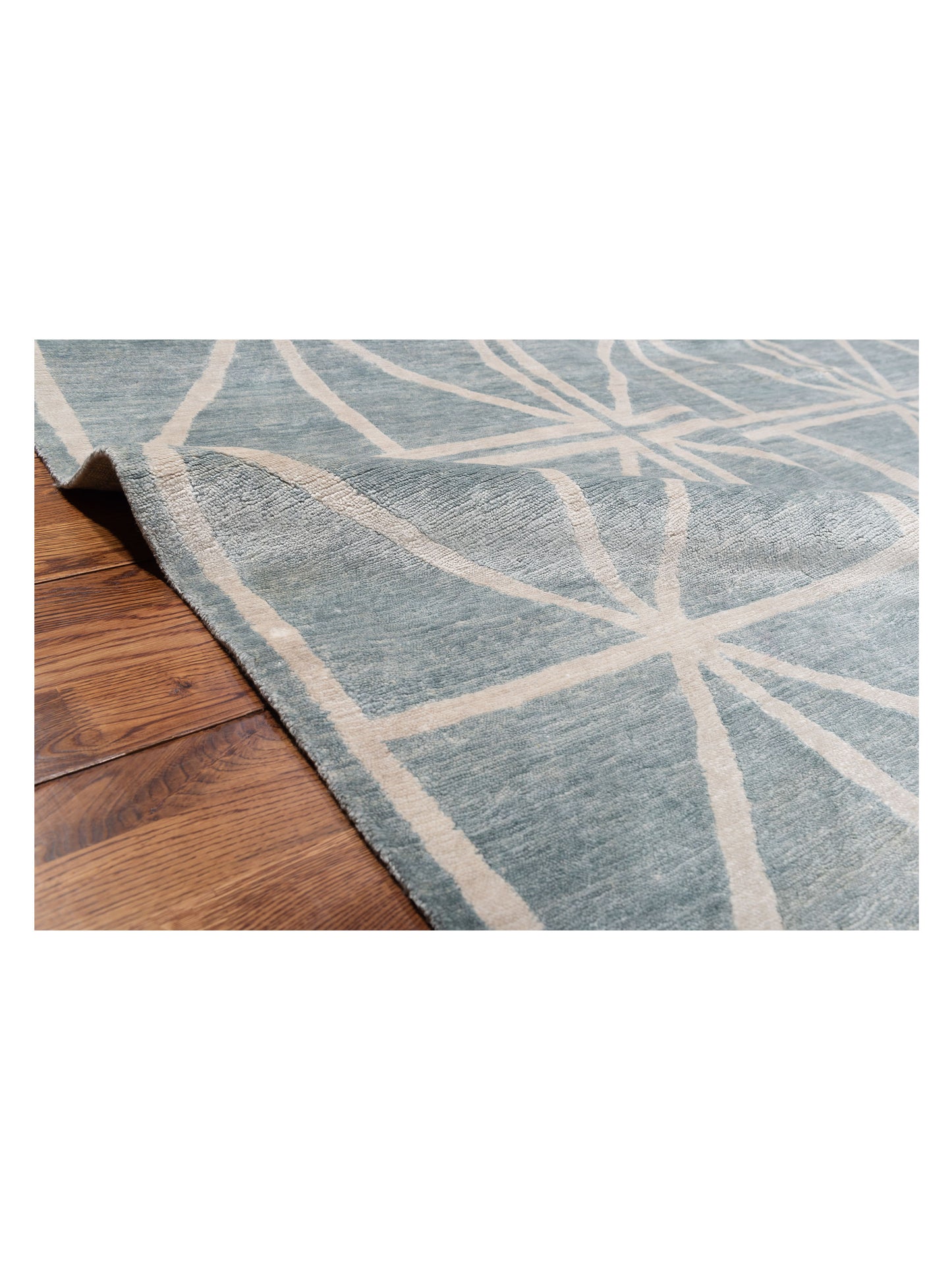 Siena Tibetino 124252 Light Blue  Contemporary Hand Knotted Rug