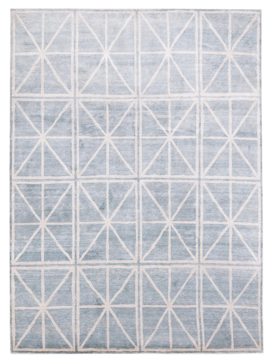 Siena Tibetino 124252 Light Blue Contemporary Hand Knotted Rug