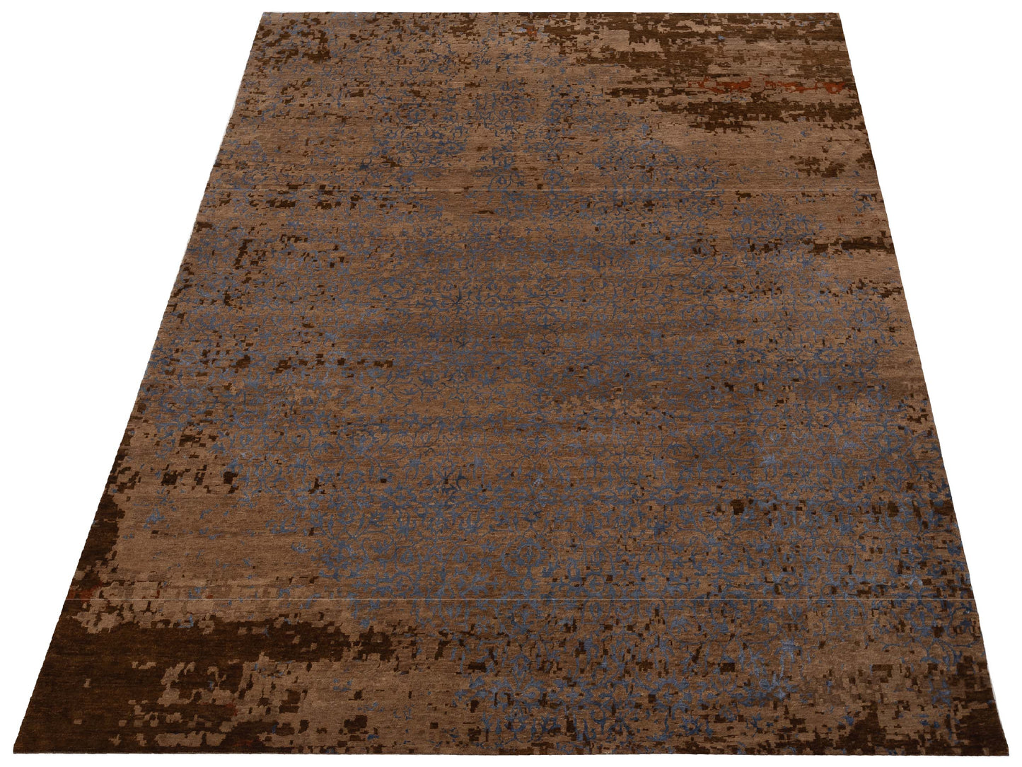 Siena Tibetino 124311 Brown  Contemporary Hand Knotted Rug