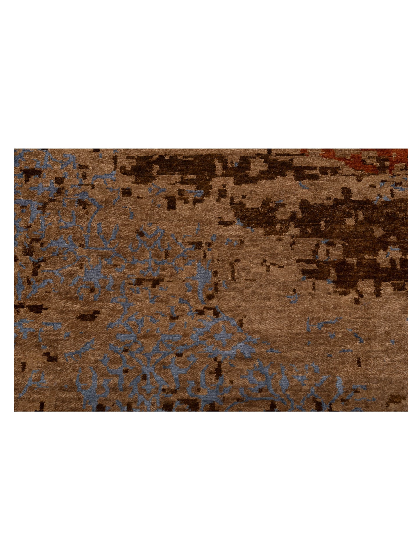 Siena Tibetino 124311 Brown  Contemporary Hand Knotted Rug