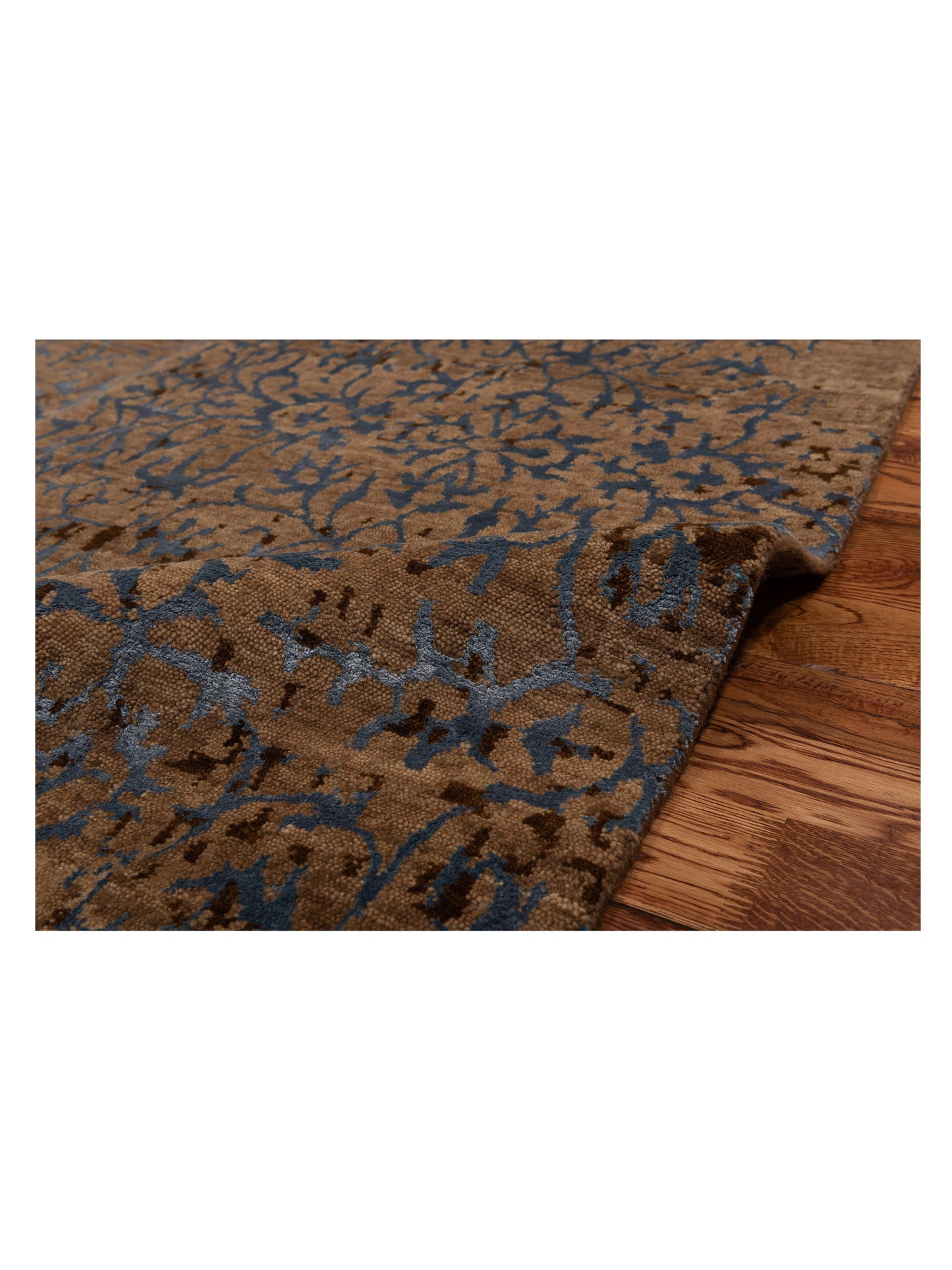 Siena Tibetino 124327 Brown  Contemporary Hand Knotted Rug