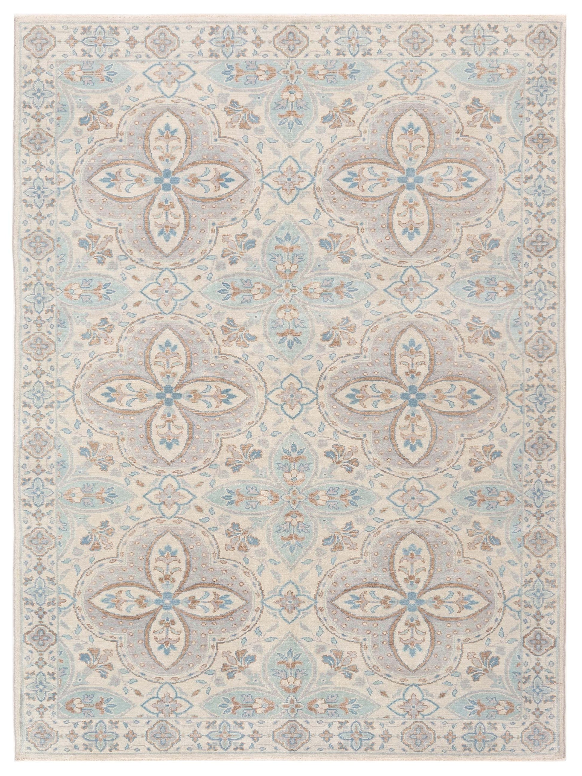 Rajpur Andalusia 124335 Ivory Transitional Hand Knotted Rug