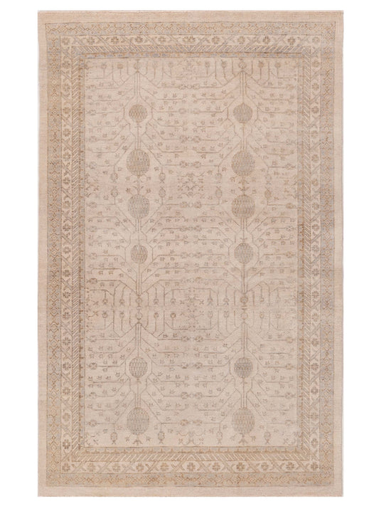 Rajpur Stella 124383 Ivory Traditional Hand Knotted Rug