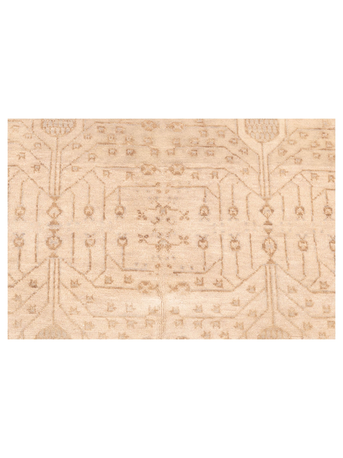 Rajpur Stella 124388 Ivory Cream Transitional Hand Knotted Rug