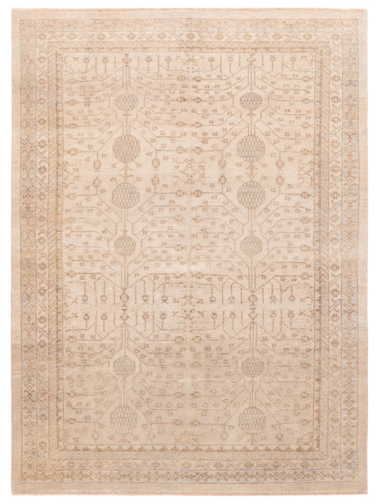 Rajpur Stella 124388 Ivory Transitional Hand Knotted Rug