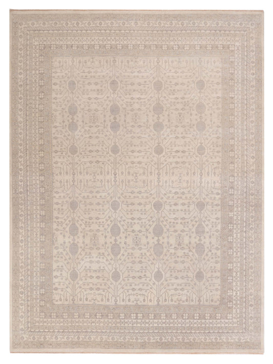 Rajpur Stella 124390 Ivory Transitional Hand Knotted Rug