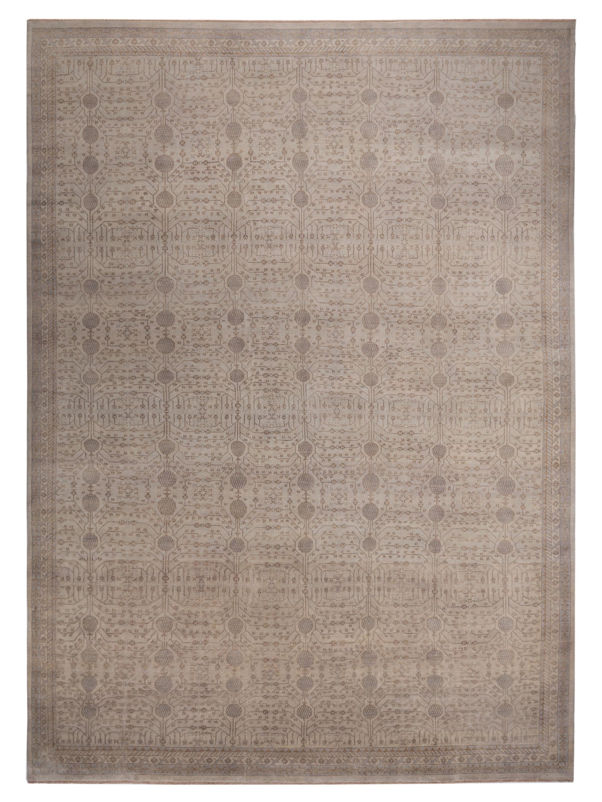 Rajpur Stella 124401 Ivory Transitional Hand Knotted Rug