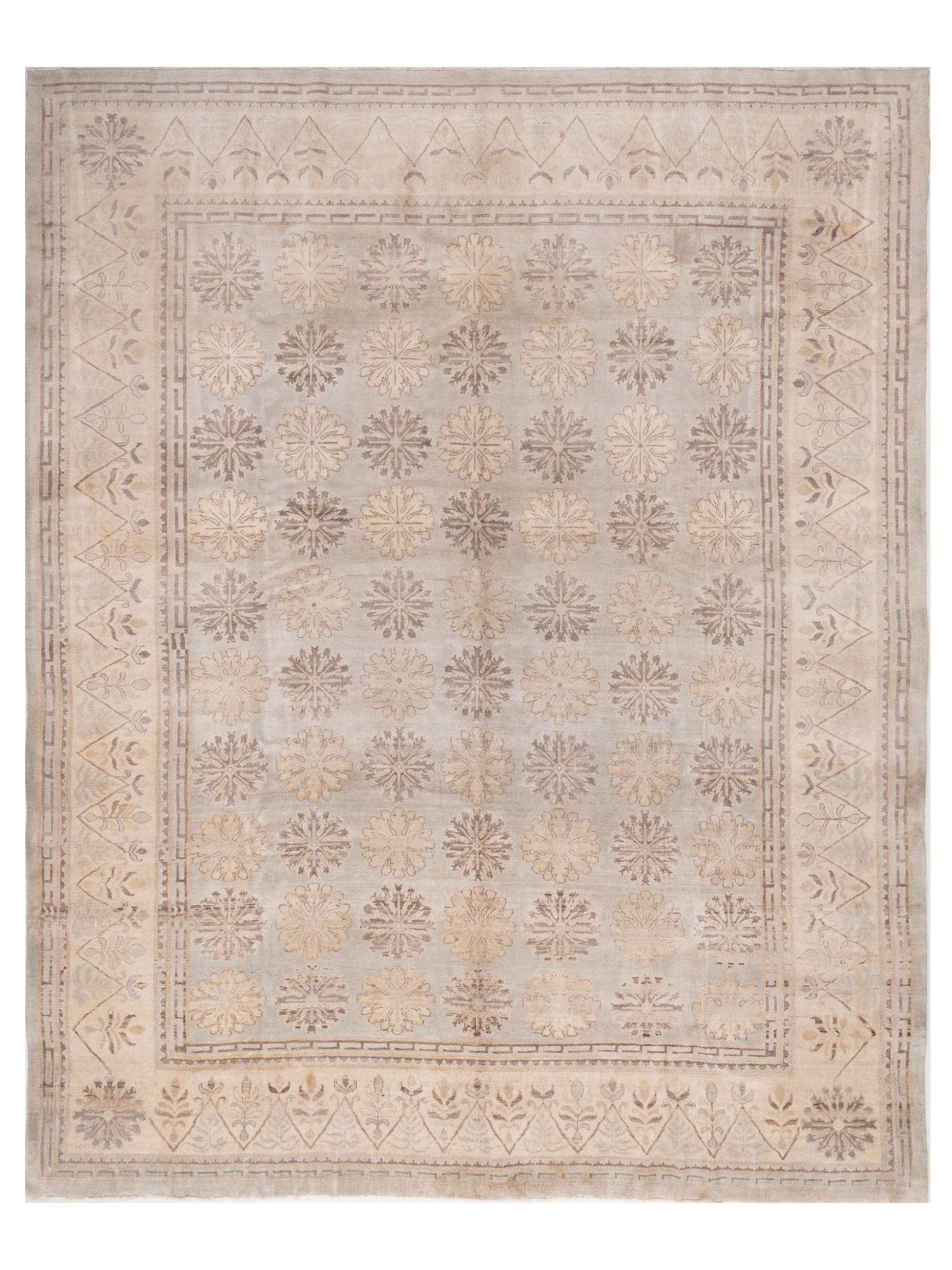 Rajpur Stella 124402 Silver Transitional Hand Knotted Rug