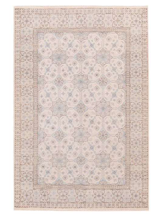 Nomad Laila 125081 Ivory Transitional Hand Knotted Rug