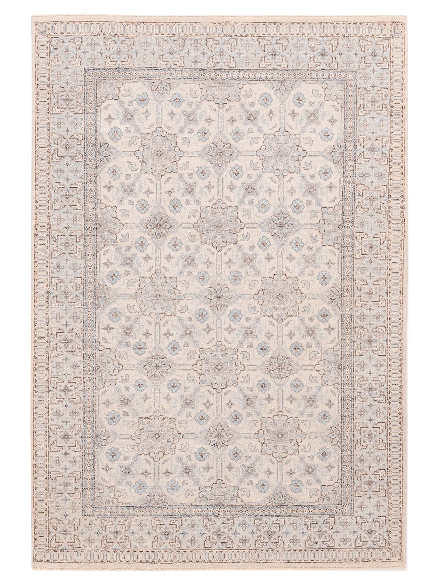 Nomad Laila 125082 Ivory Transitional Hand Knotted Rug