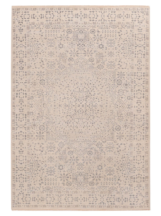 Nomad Laila 125090 Ivory Transitional Hand Knotted Rug