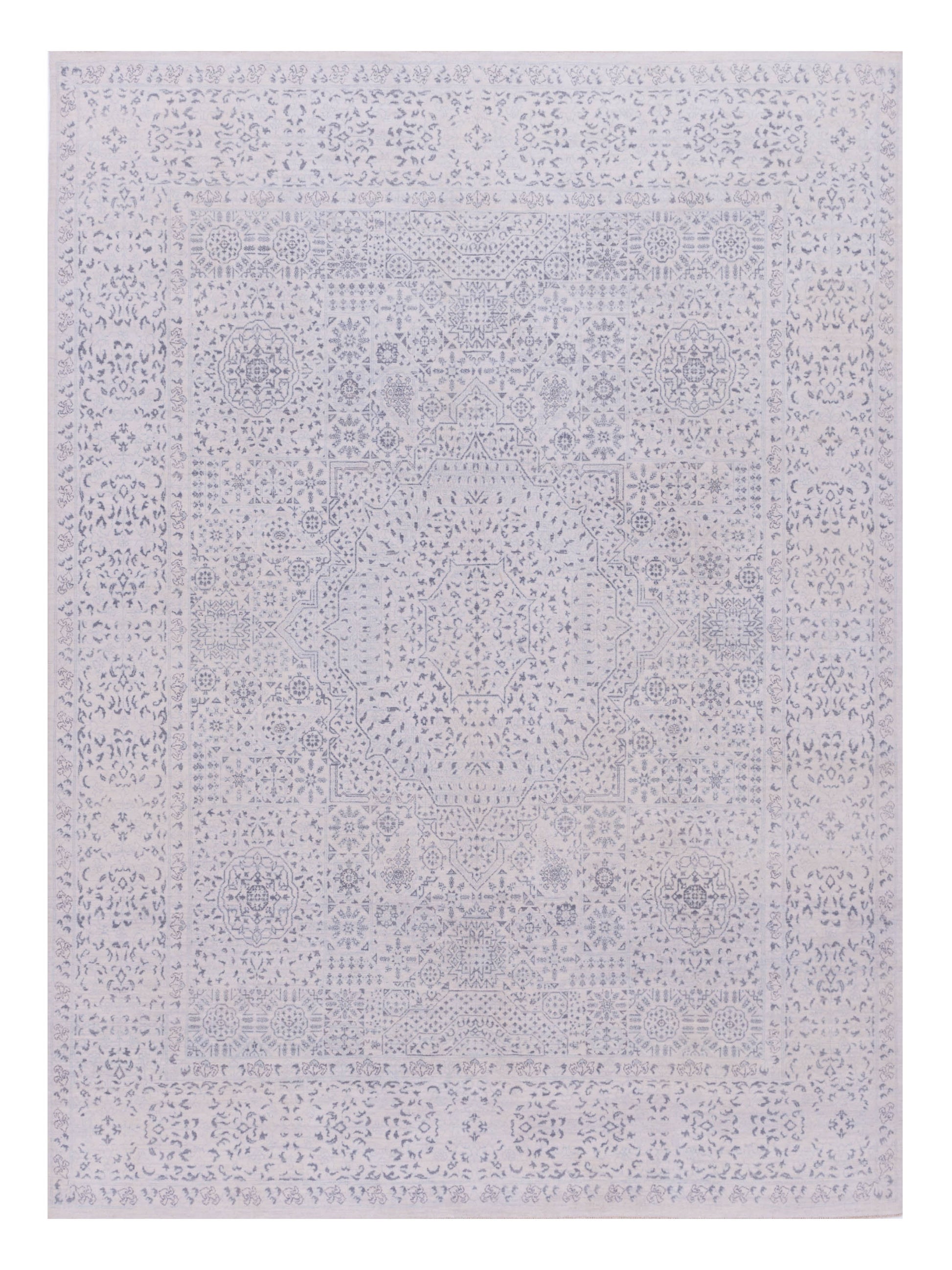 Nomad Laila 125095 Ivory Transitional Hand Knotted Rug