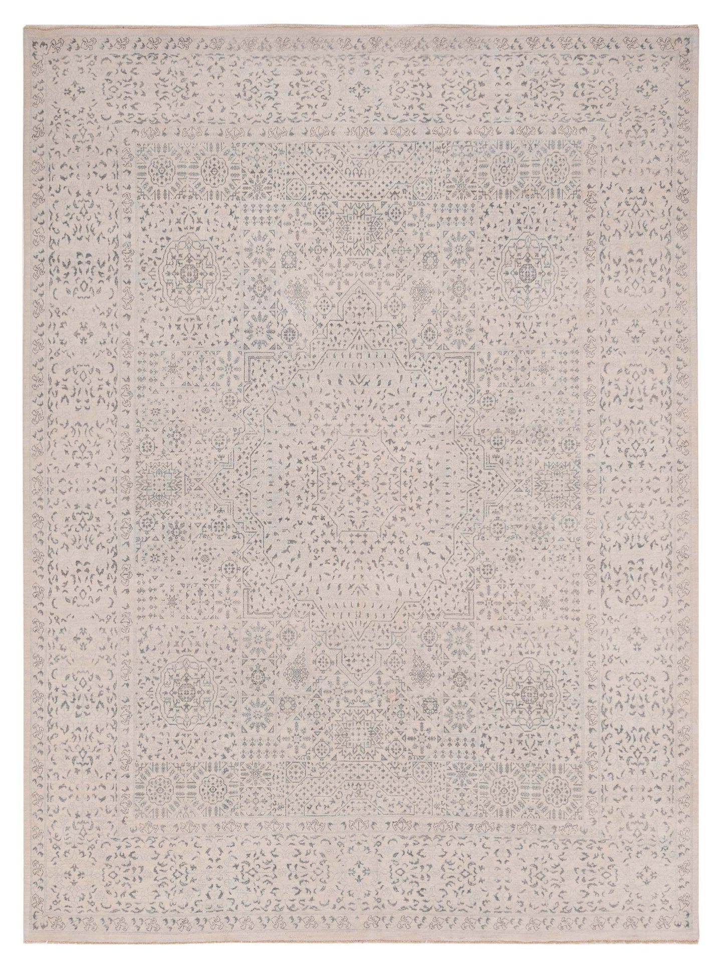 Nomad Laila 125096 Ivory Transitional Hand Knotted Rug