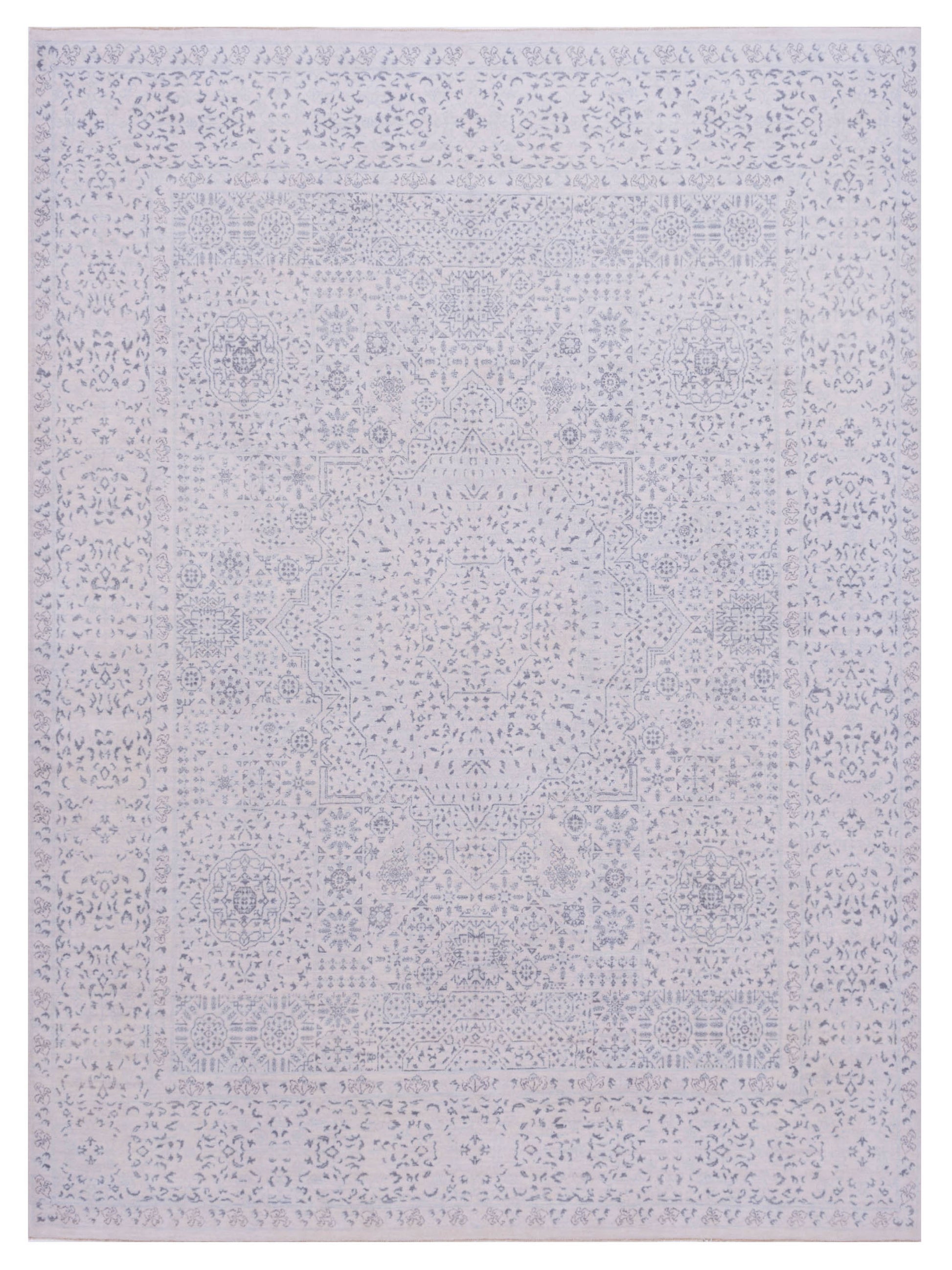 Nomad Laila 125097 Ivory Transitional Hand Knotted Rug