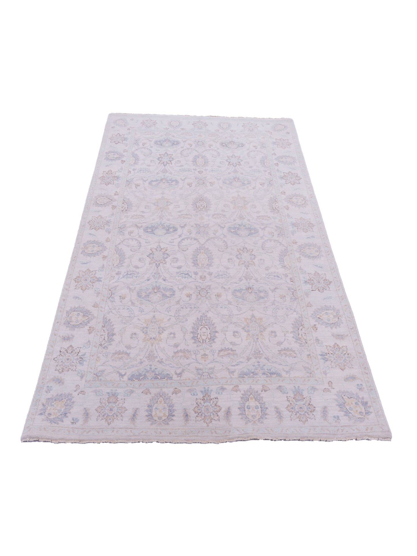 Nomad Laila 125126 Ivory Ivory Transitional Hand Knotted Rug