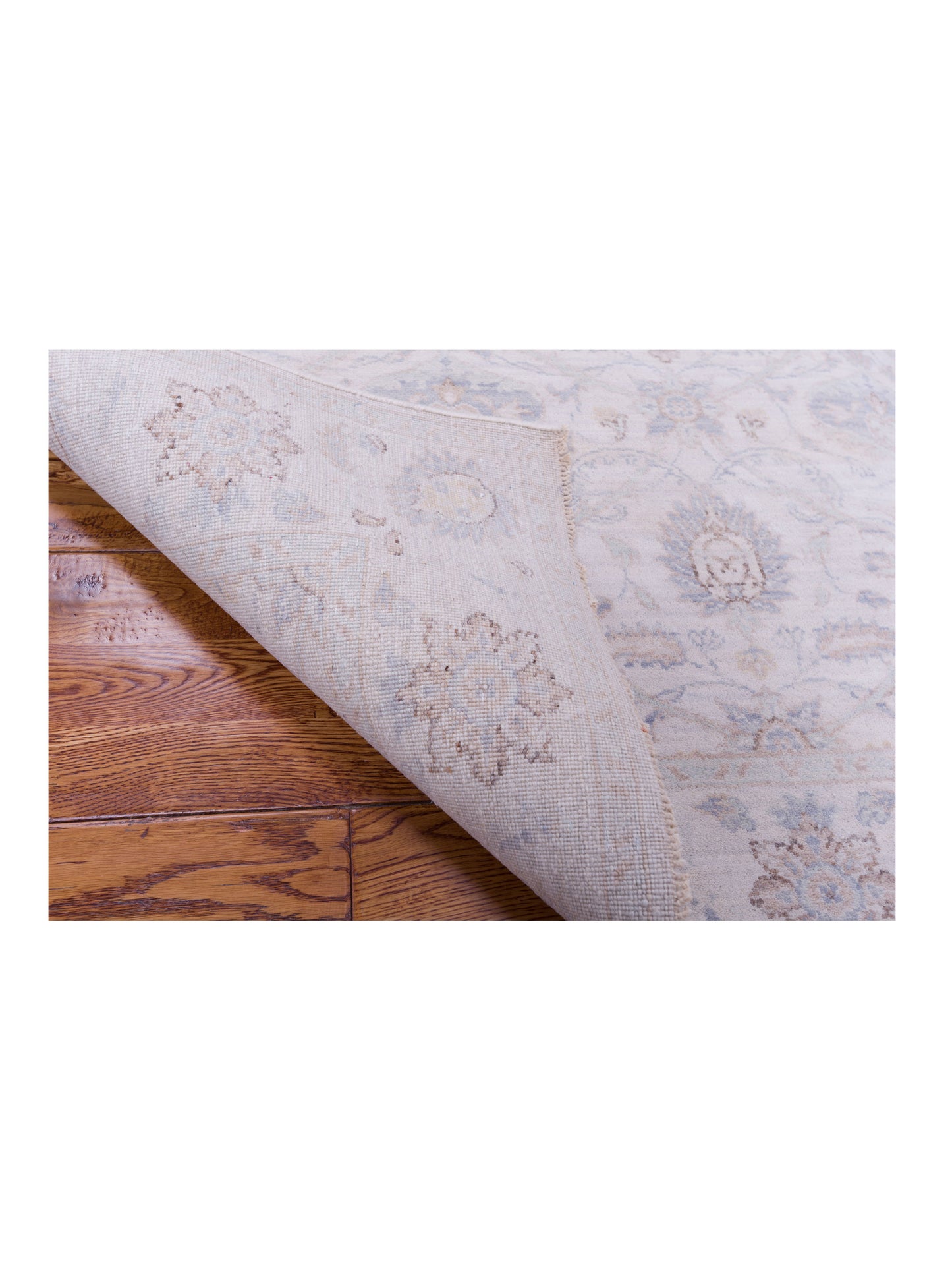 Nomad Laila 125127 Ivory Ivory Transitional Hand Knotted Rug