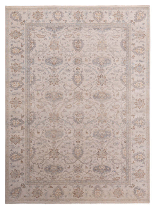 Nomad Laila 125130 Ivory Transitional Hand Knotted Rug