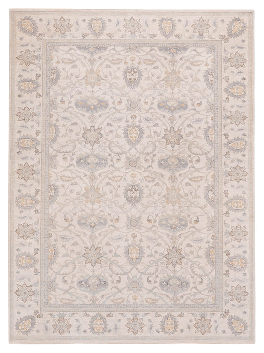 Nomad Laila 125151 Ivory Transitional Hand Knotted Rug