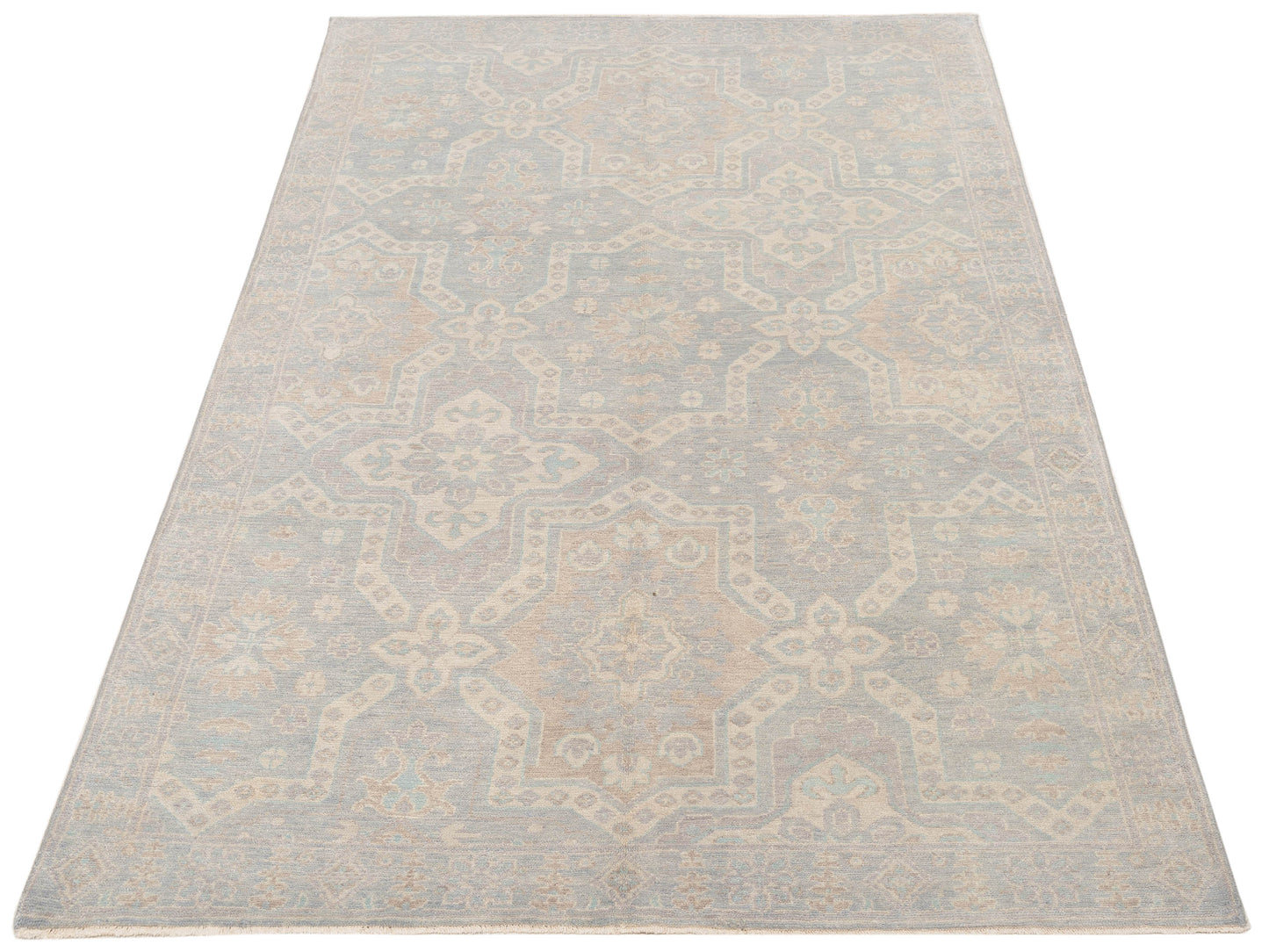 Rajpur Andalusia 125236 Gray  Transitional Hand Knotted Rug