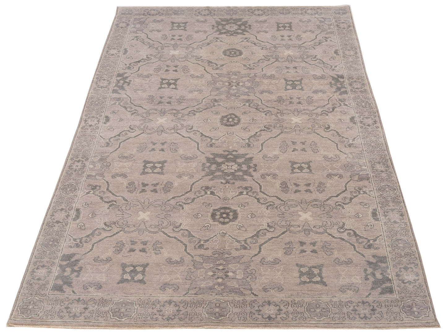 Rajpur Andalusia 125242 Gray Green  Transitional Hand Knotted Rug